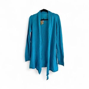 Novica Blue Open Front Alpaca Cardigan. Size Medium